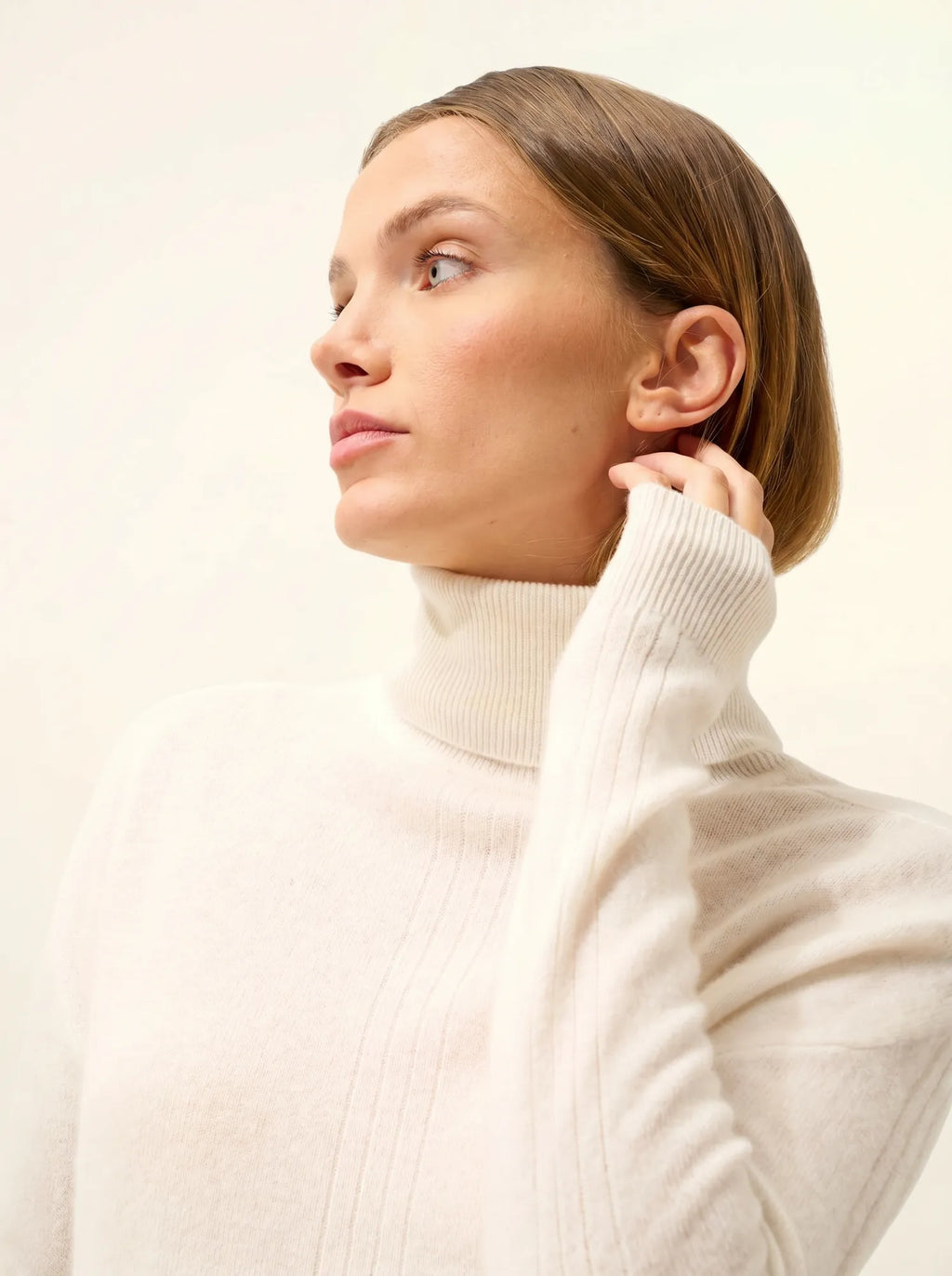 ORIANNE Pullover Rollkragen Elfenbein