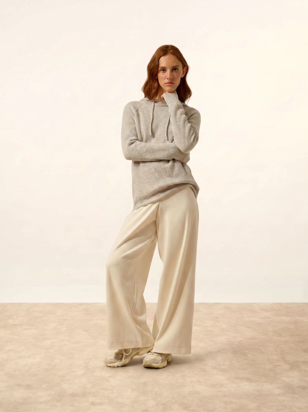 ISADORA Pullover Rundhalsausschnitt Gletscher meliert