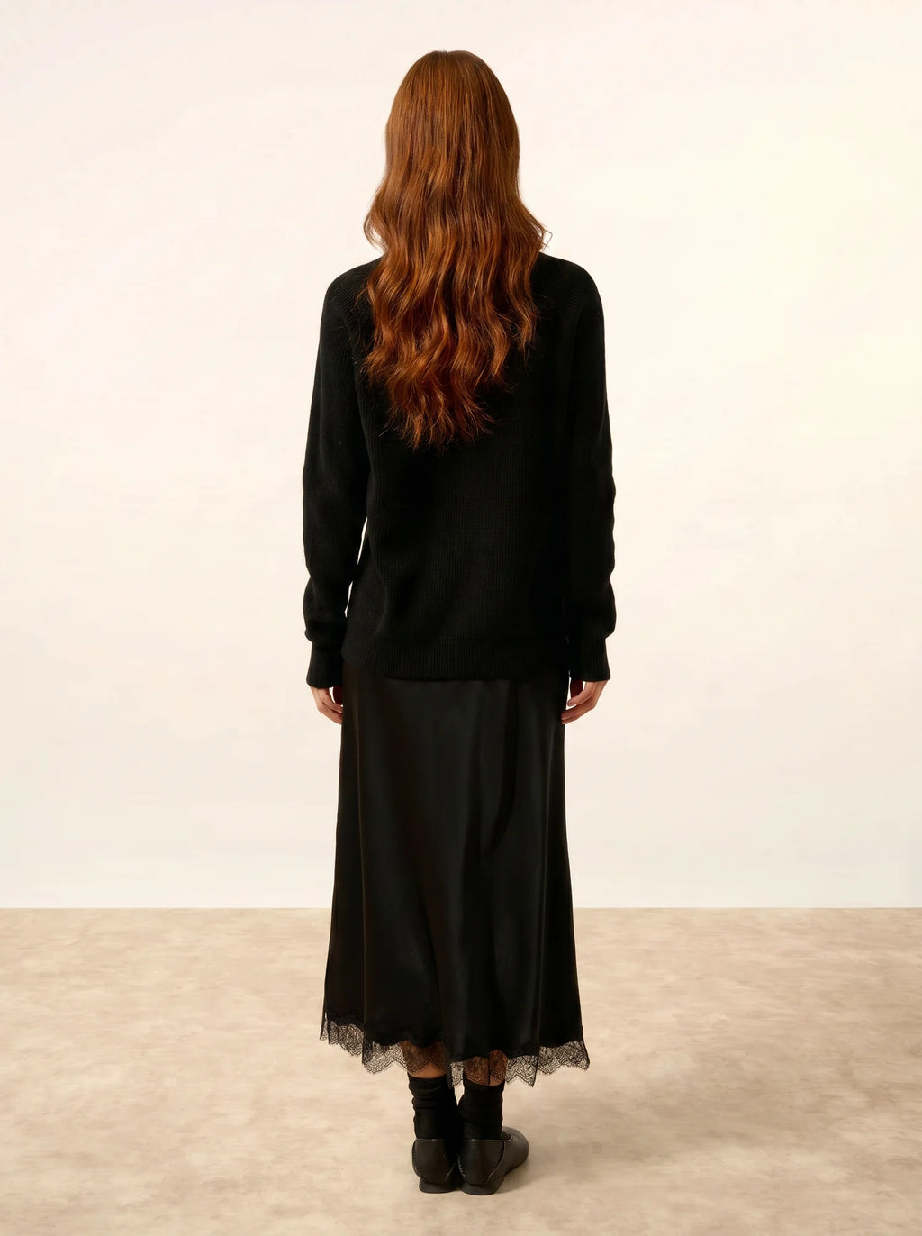 ISADORA Pull Col Rond Noir