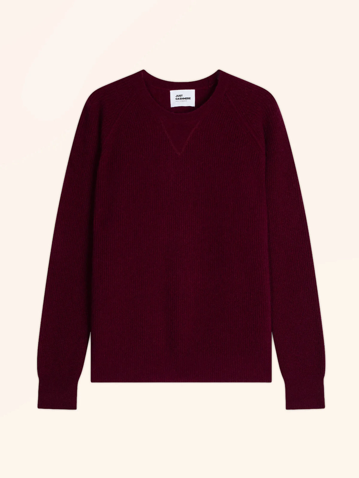 ISADORA Pull Col Rond Bordeaux