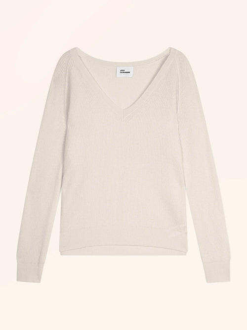 ARISTA Sweater V-Neck Ivory