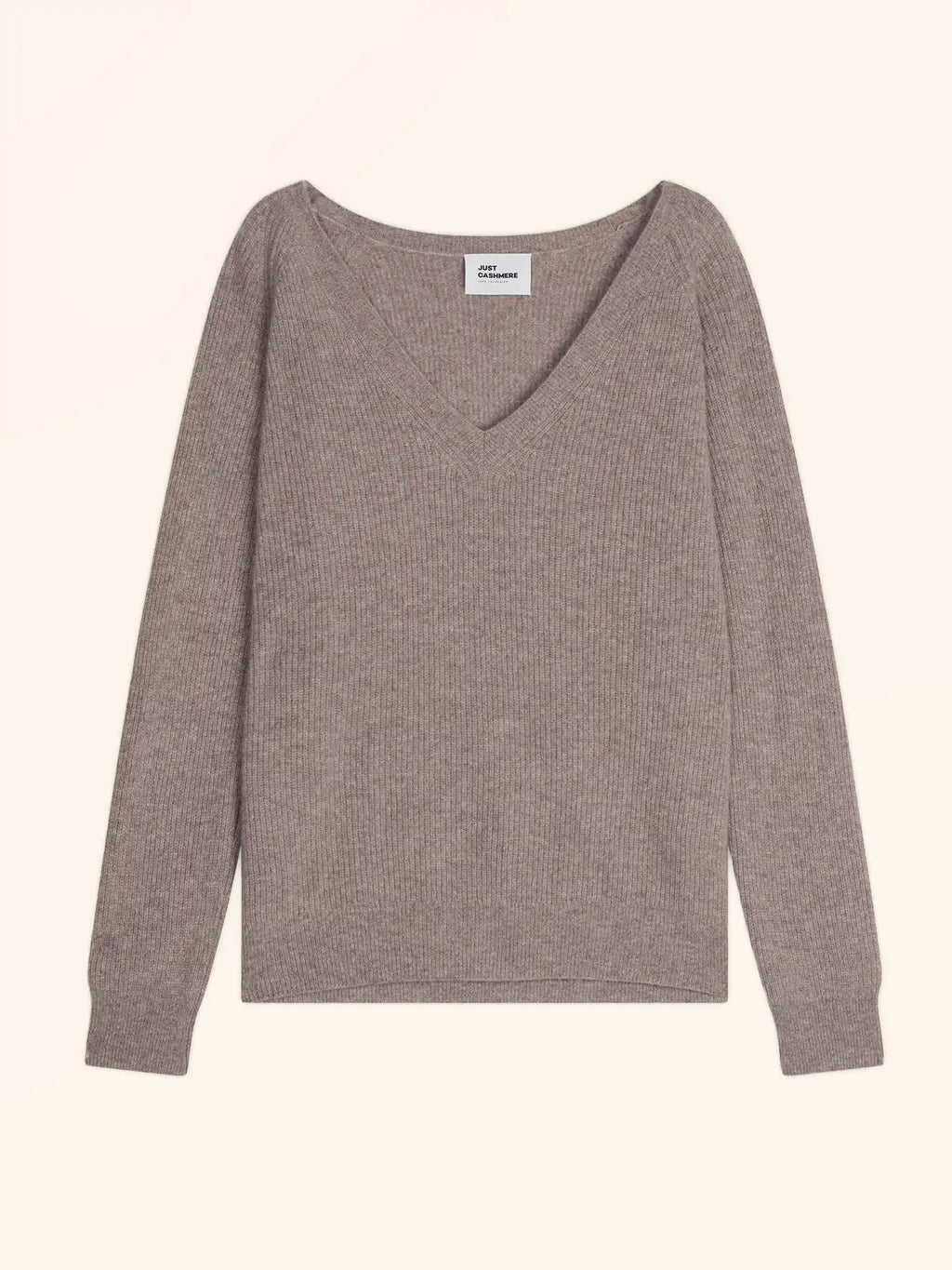 ARISTA Pullover V-Ausschnitt Caribou meliert