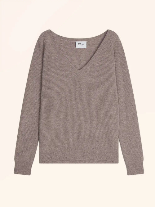 ARISTA Sweater V-Neck Heather Caribou