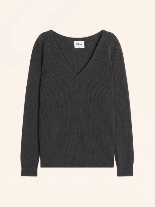 ARISTA Sweater V-Neck Heather Charcoal