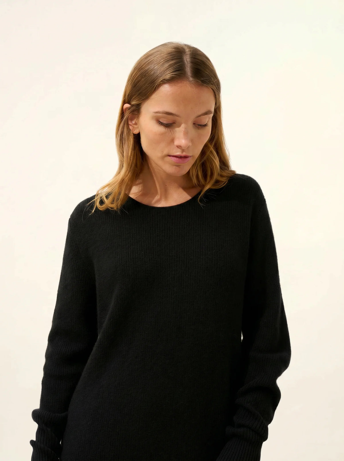 AURÉLINE Dress Crew Neck Black