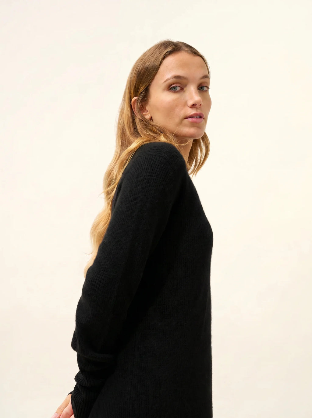 AURÉLINE Dress Crew Neck Black