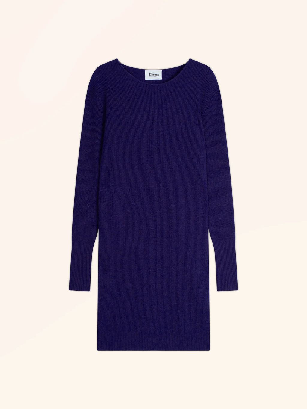 AURÉLINE Kleid Rundhalsausschnitt Tiefviolett