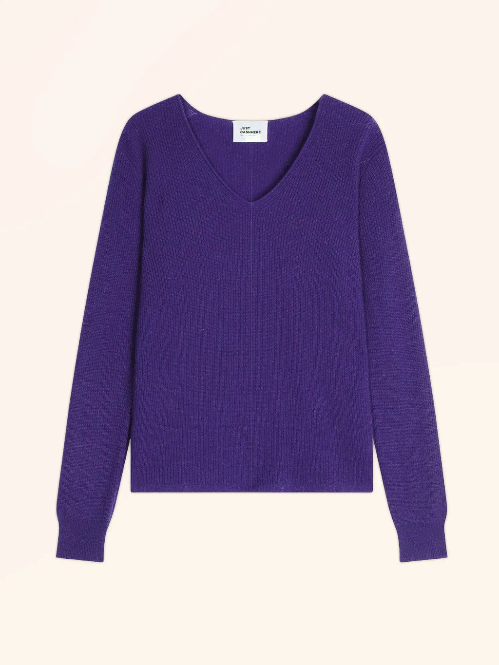 CIELORA Pullover V-Ausschnitt Amethyst