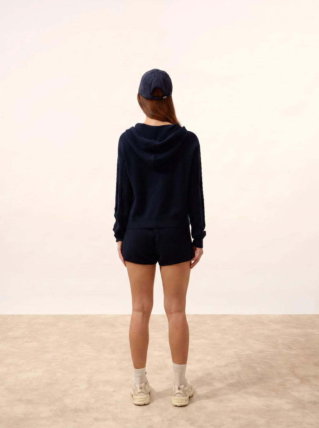 POLARA Sweater Hooded Navy