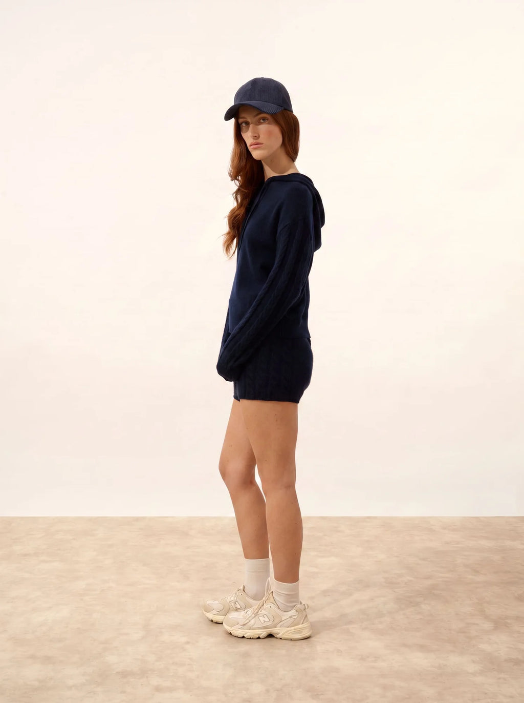 POLARA Sweater Hooded Navy