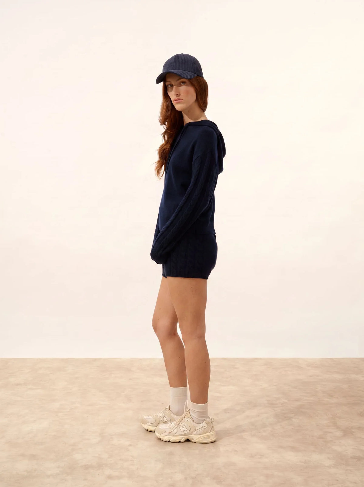 POLARA Sweater Hooded Navy