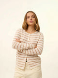 OPHELIA Cardigan Crew Neck Ivory