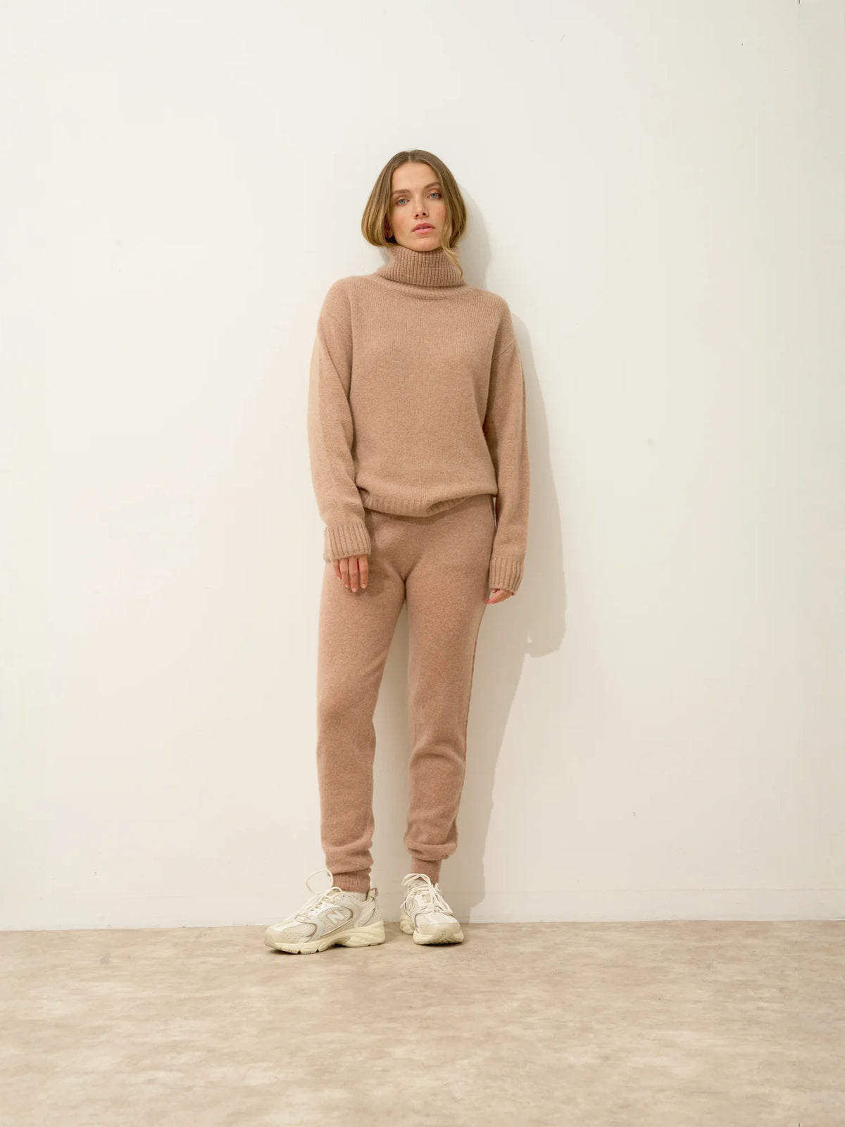 TALIA Jogginghose Camel meliert