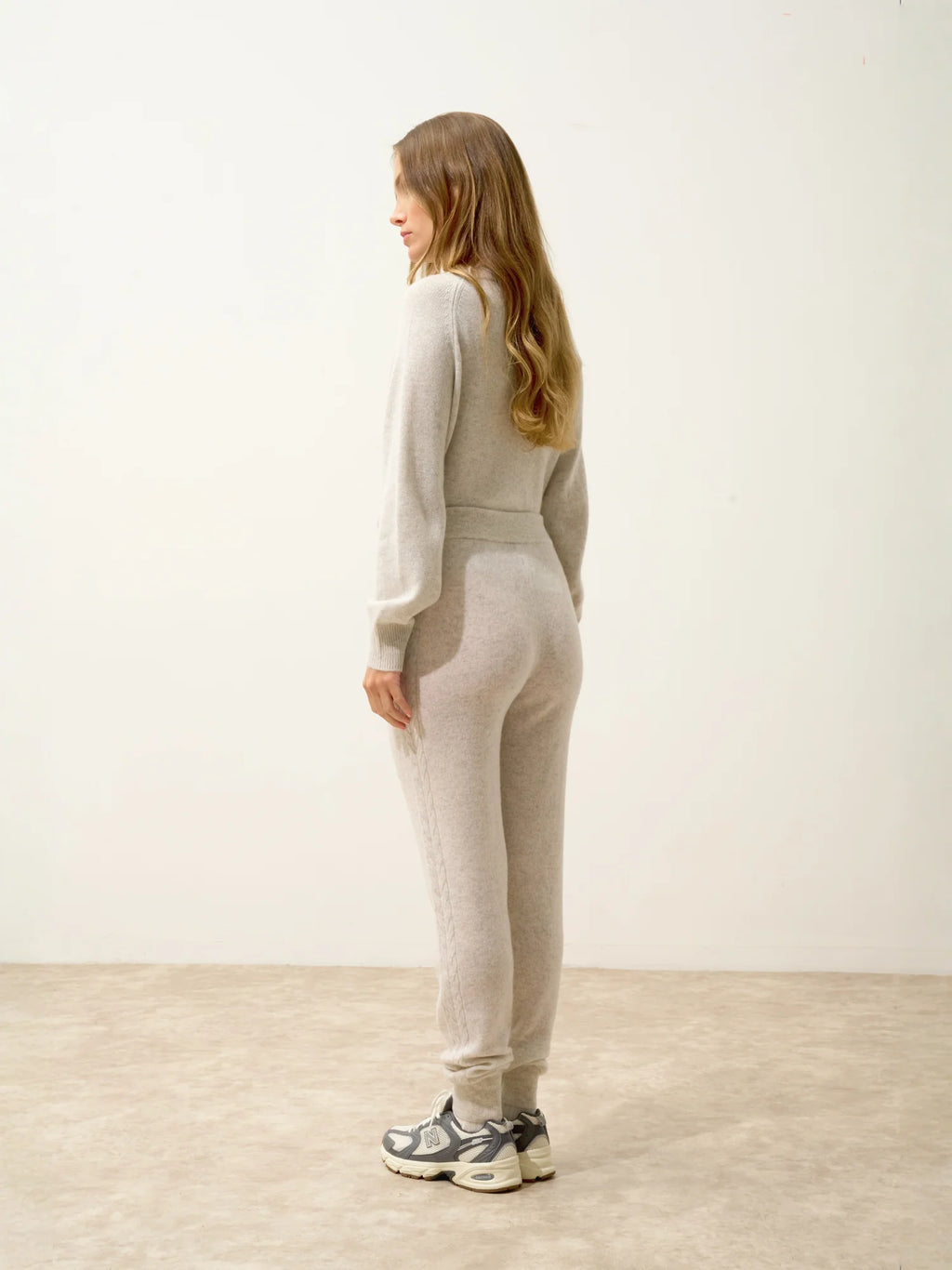 TALIA Jogging Gris Perle Chiné