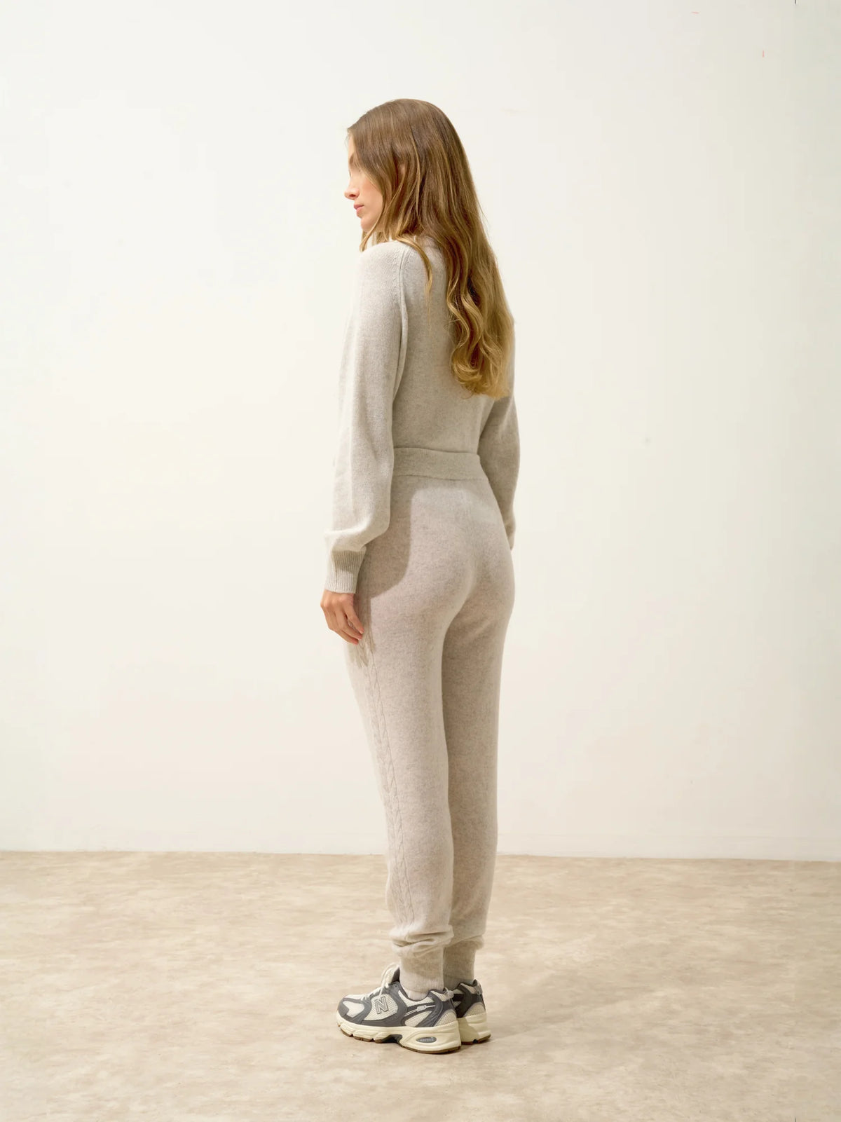 TALIA Jogging Gris Perle Chiné