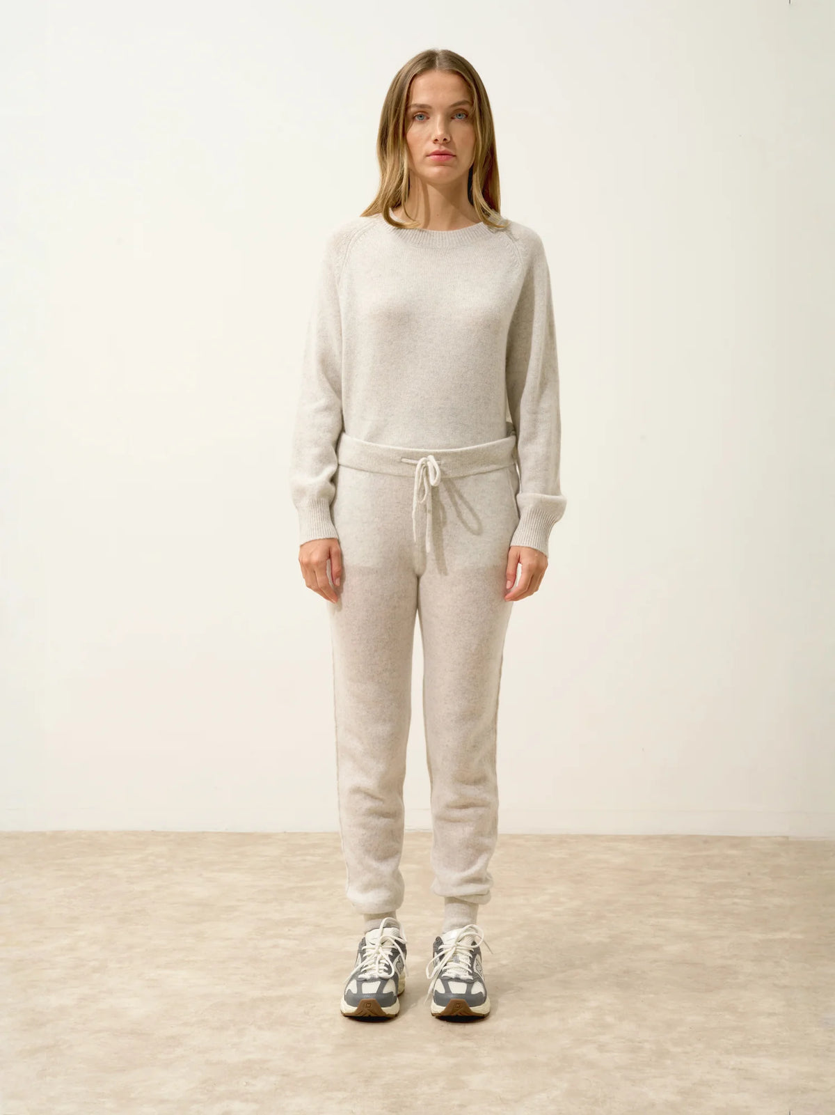 TALIA Jogging Gris Perle Chiné