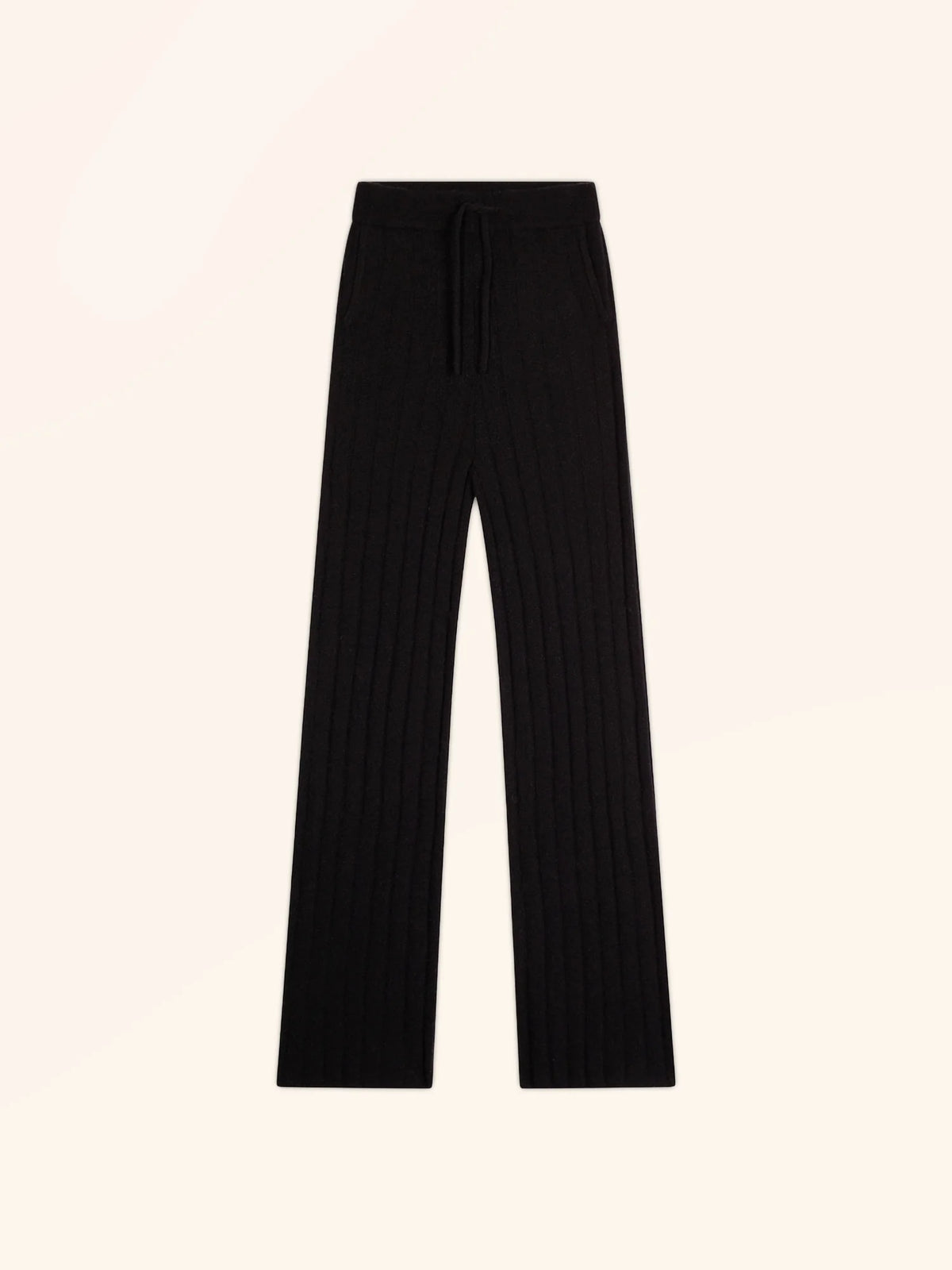 CLARISSA Pantalon Évasé Noir