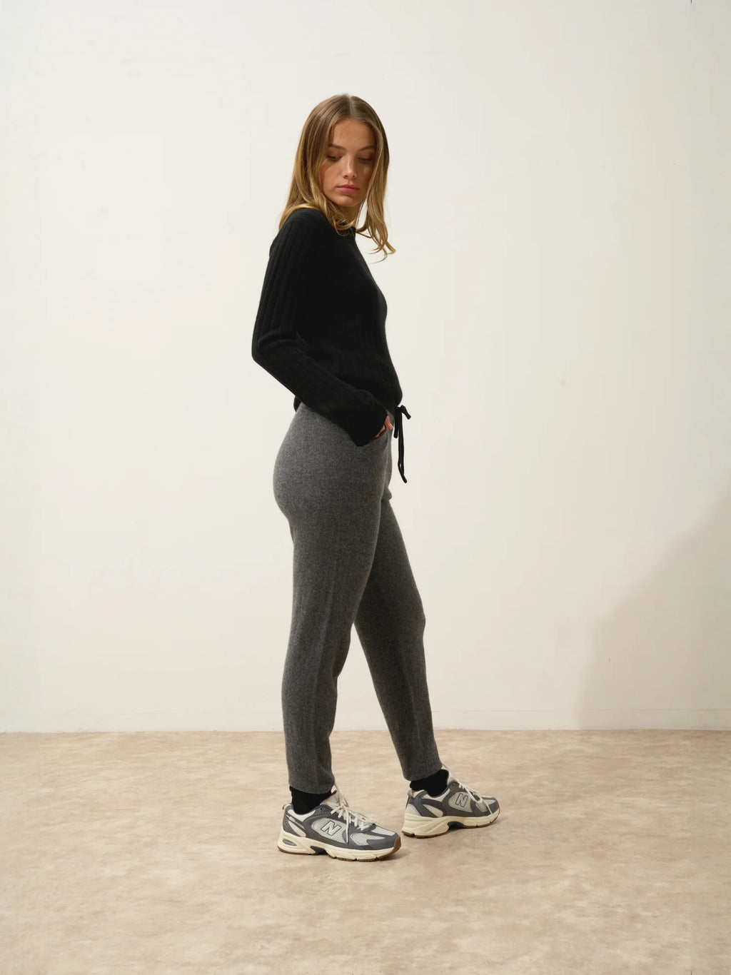 MARCELINE Jogging Anthracite Chiné et Noir