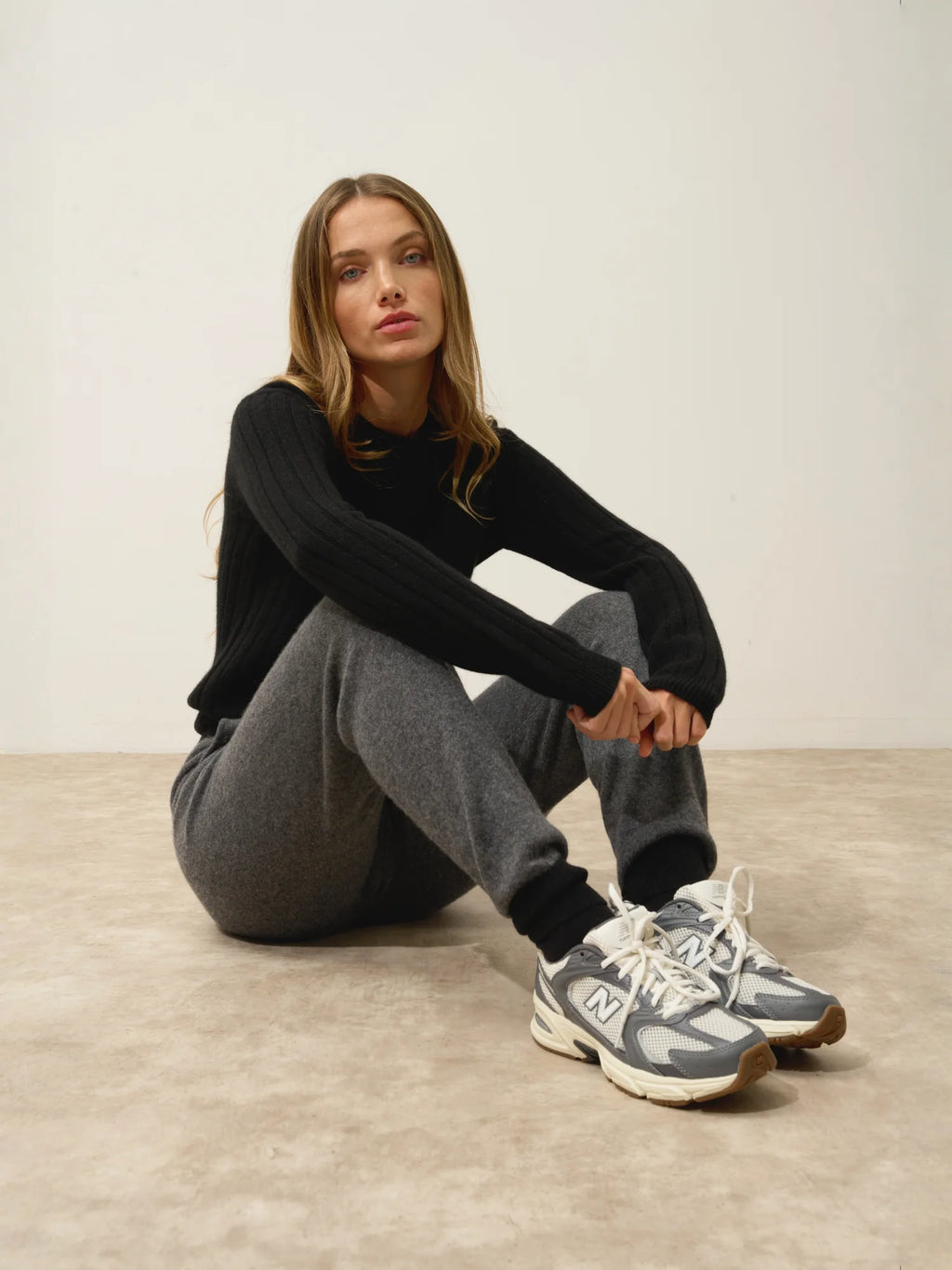 MARCELINE Jogging Anthracite Chiné et Noir