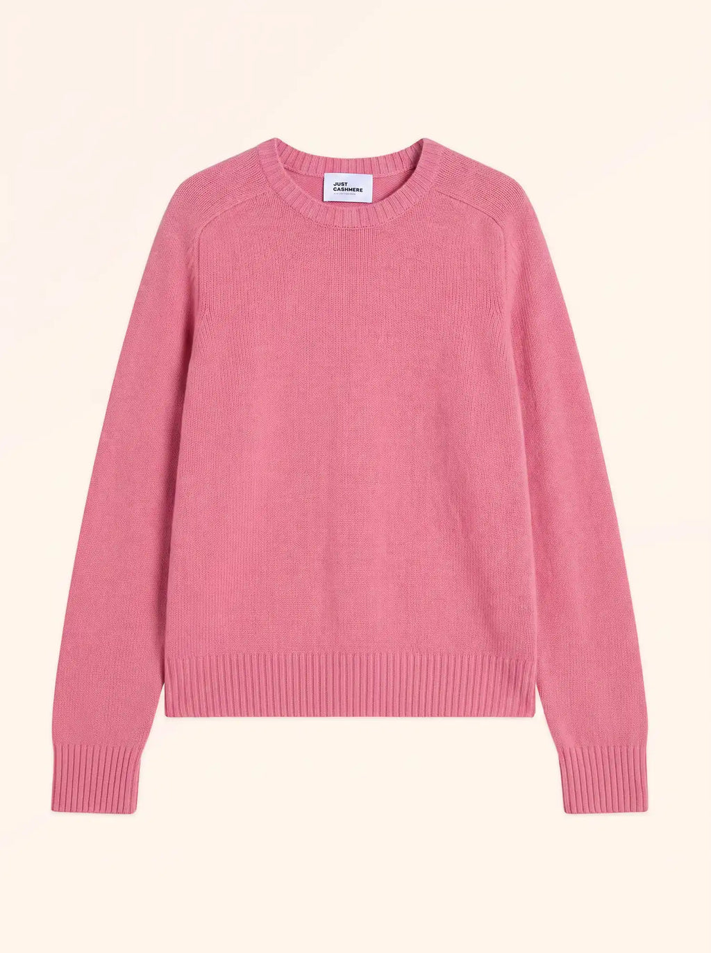 LAVINIA Pullover Rundhalsausschnitt 4-fädig Erdbeerrot