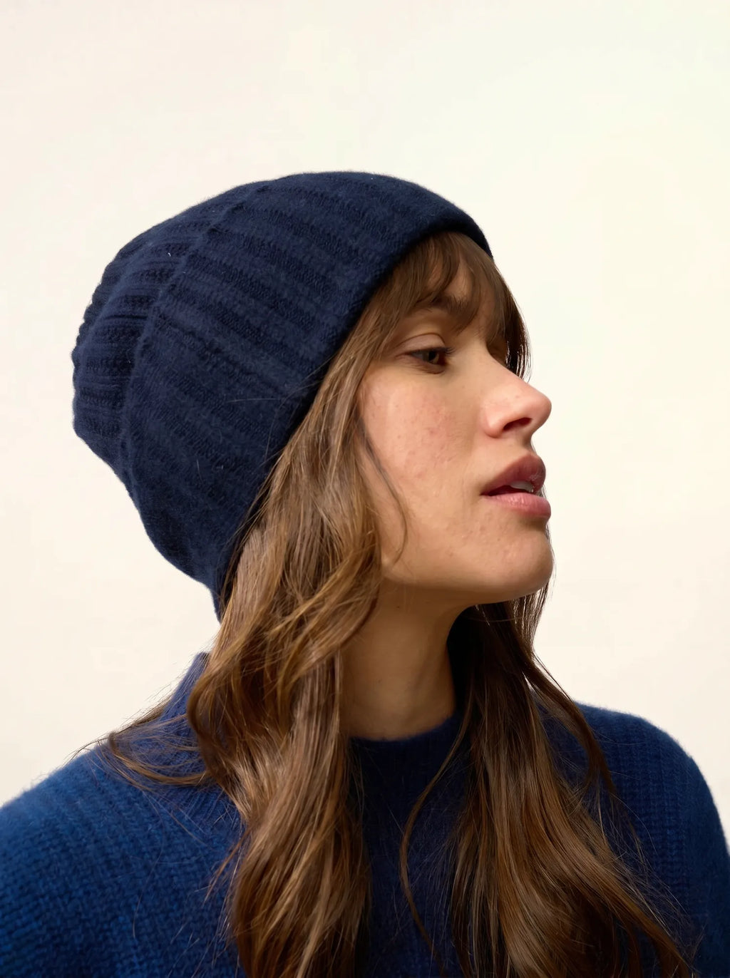 JIN Bonnet 6 Fils Bleu Marine