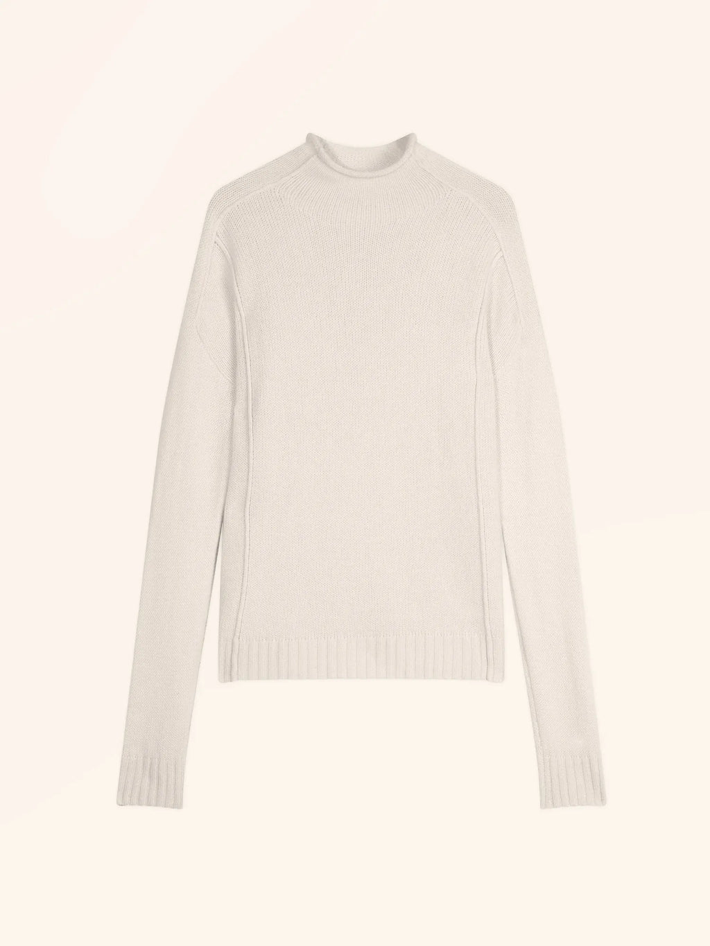 GLACIELA Pullover Stehkragen 4-fädig Elfenbein