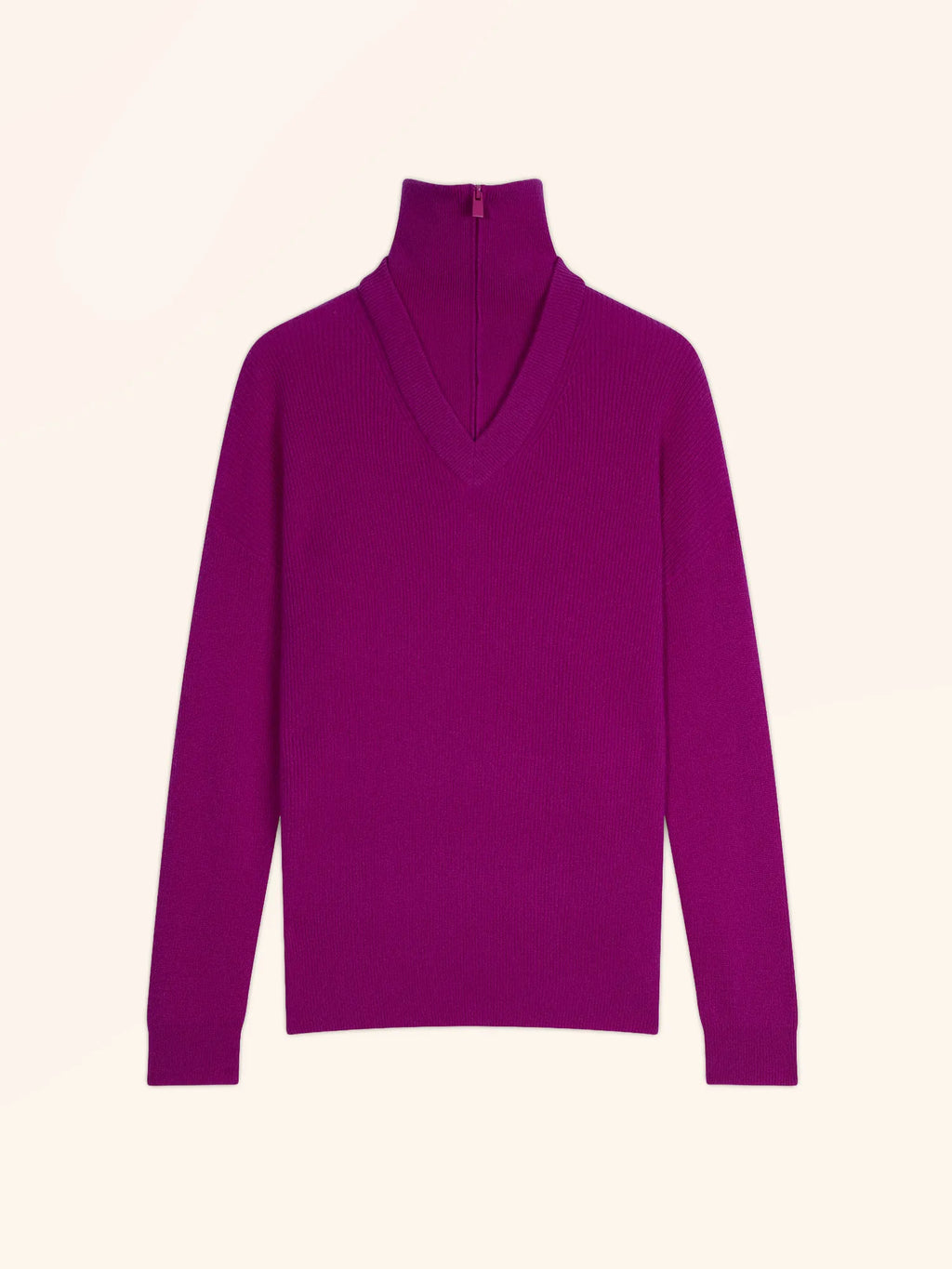 FELISIA Sweater Trucker Neck Magenta