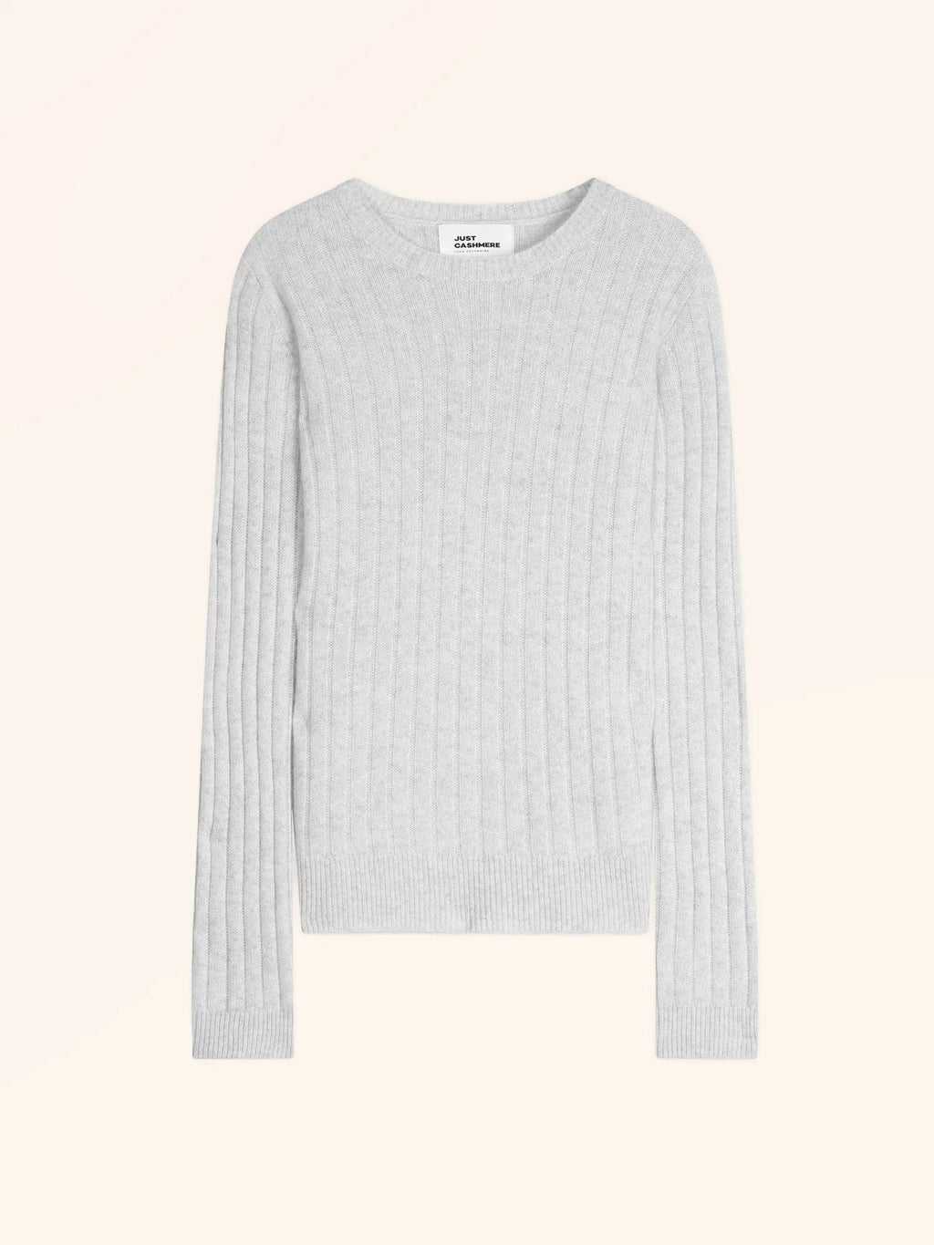LORANA Sweater Crew Neck 4 Ply Heather Pearl Grey