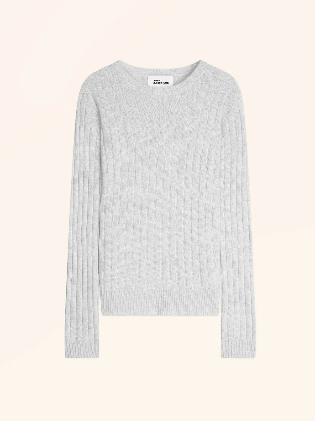 LORANA Sweater Crew Neck 4 Ply Heather Pearl Grey
