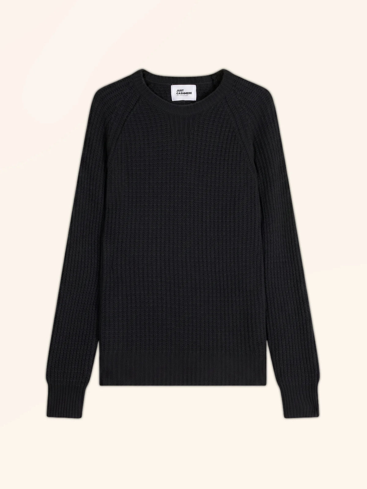 SERENIA Sweater Crew Neck 6 Ply Black