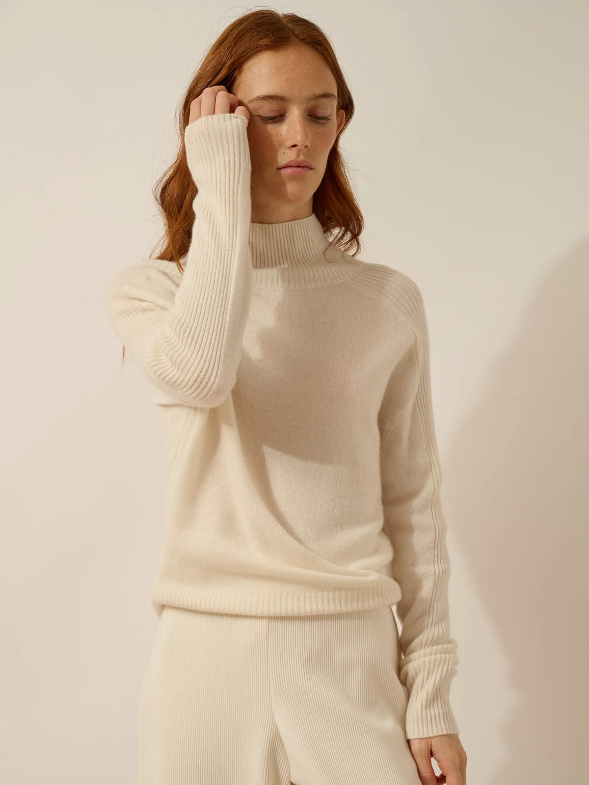 FIORINA Sweater Turtleneck Ivory