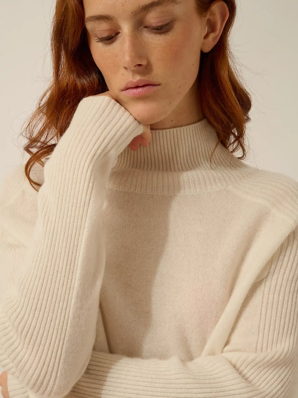 FIORINA Sweater Turtleneck Ivory