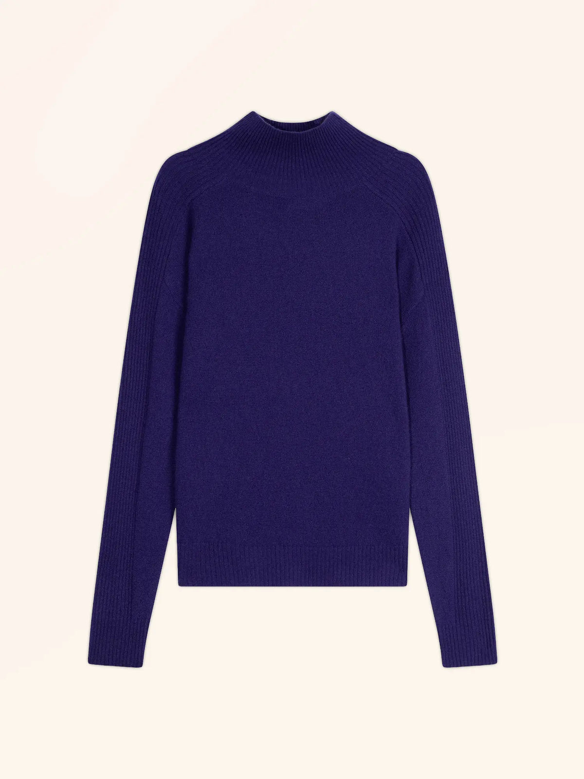 FIORINA Pull Col Roulé Violet
