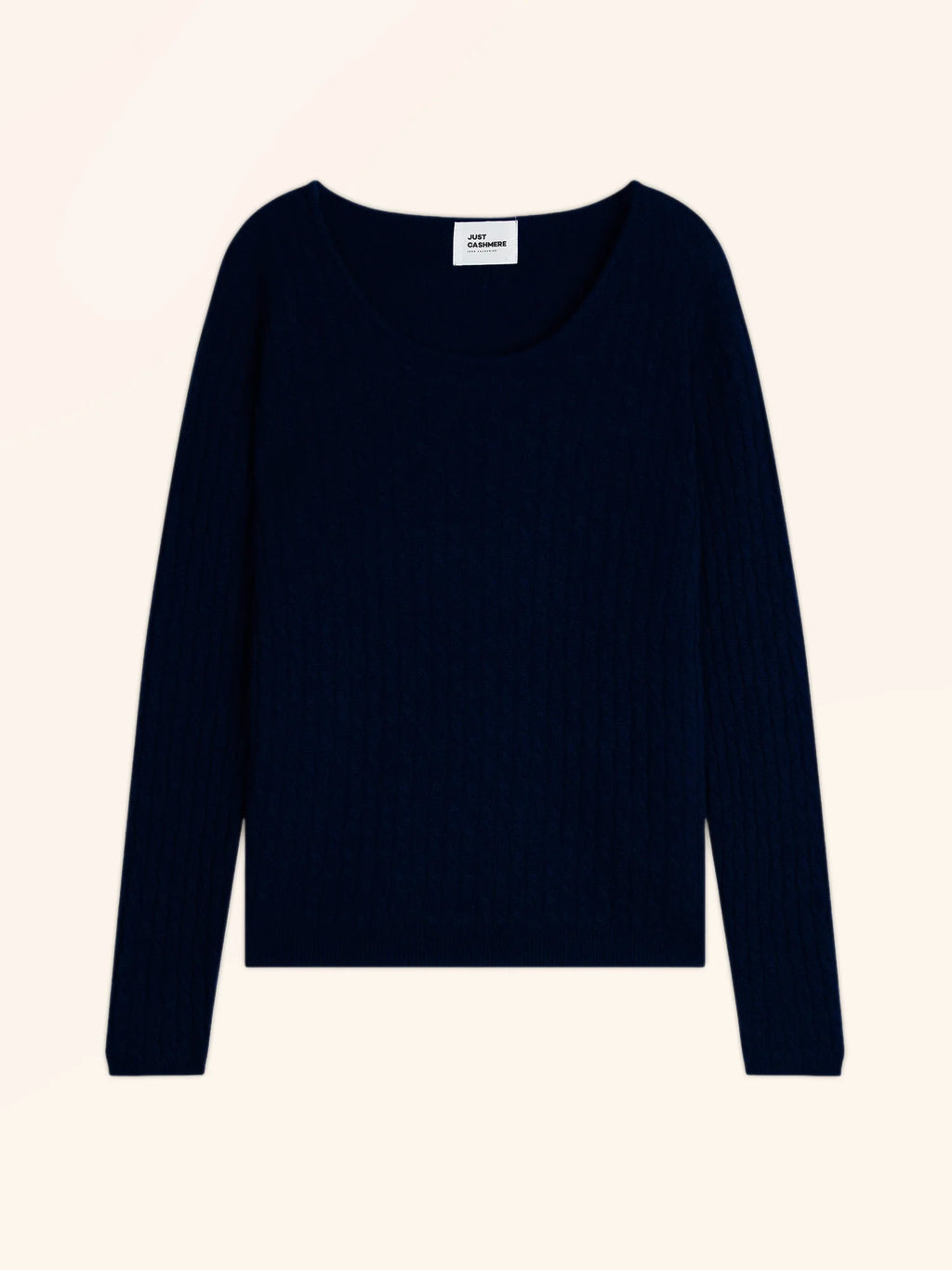 RELINA Sweater Boat Neck Navy