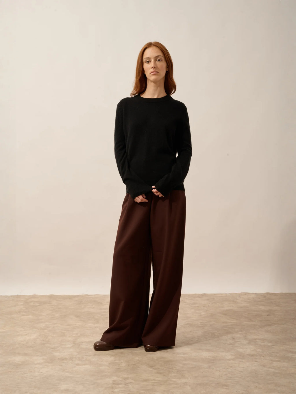 LUNERA Sweater Crew Neck Black