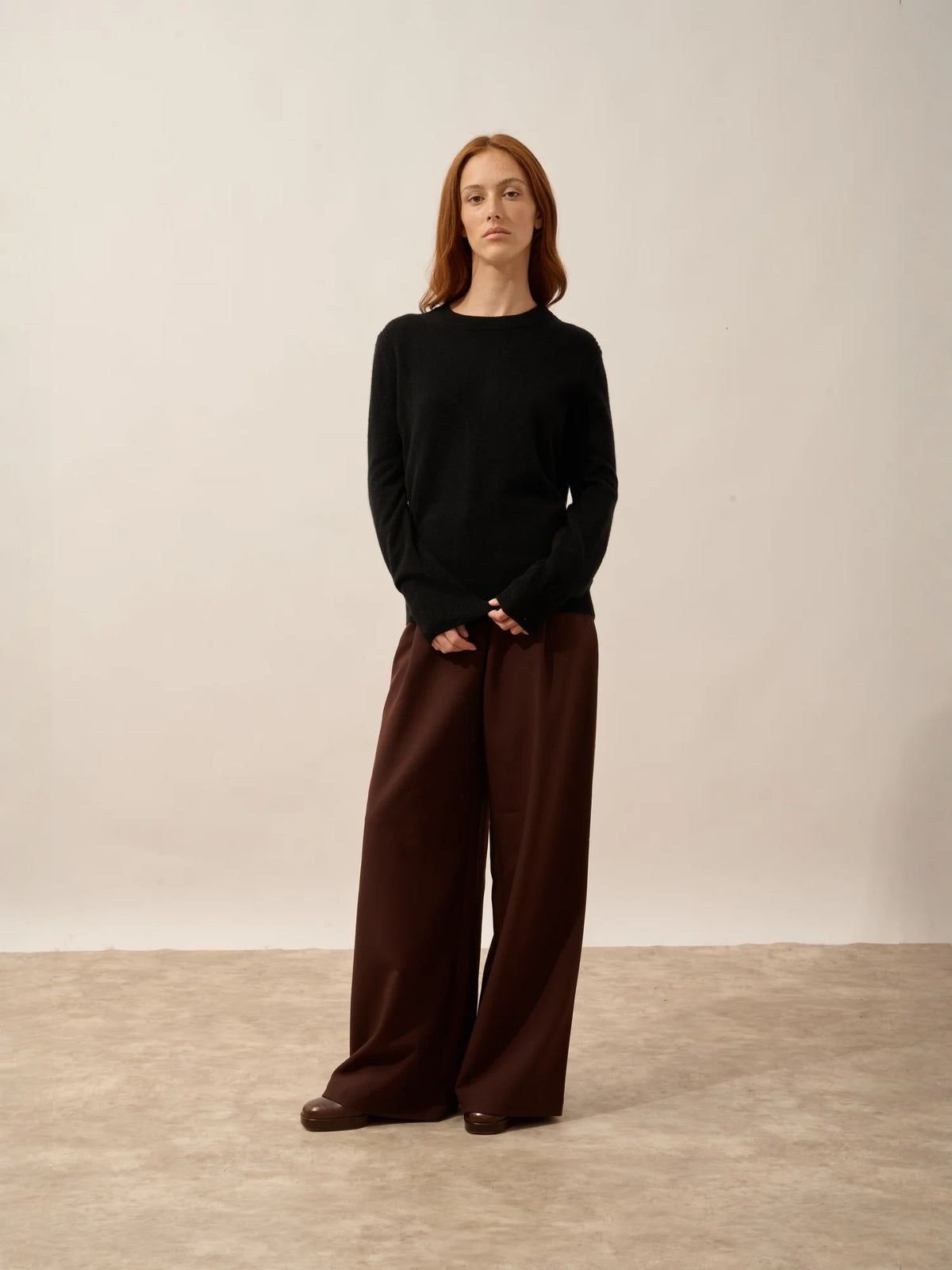 LUNERA Sweater Crew Neck Black