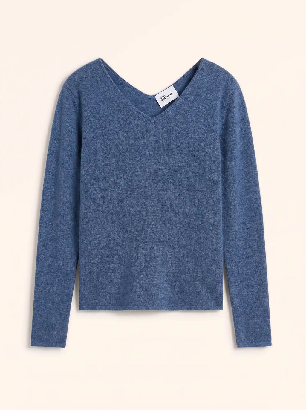 MIRELLA Pullover V-Ausschnitt vorne und hinten Denimblau