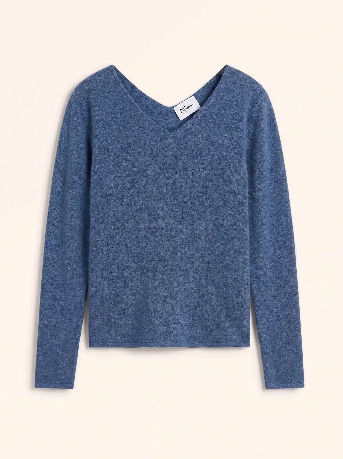 MIRELLA Pullover V-Ausschnitt vorne und hinten Denimblau