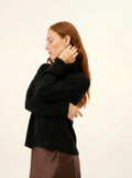 ILONA Pullover Rollkragen Schwarz