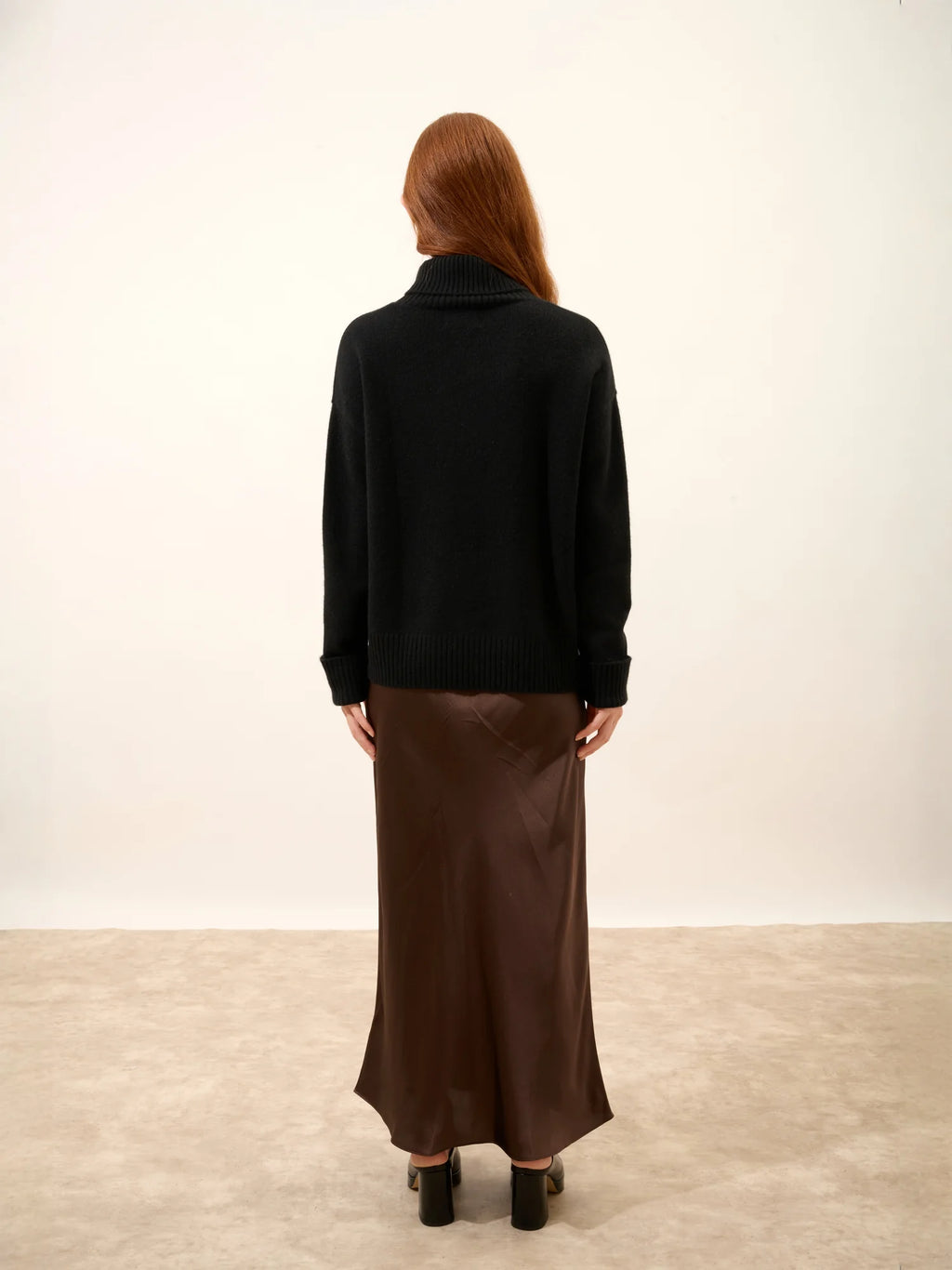 ILONA Pullover Rollkragen Schwarz
