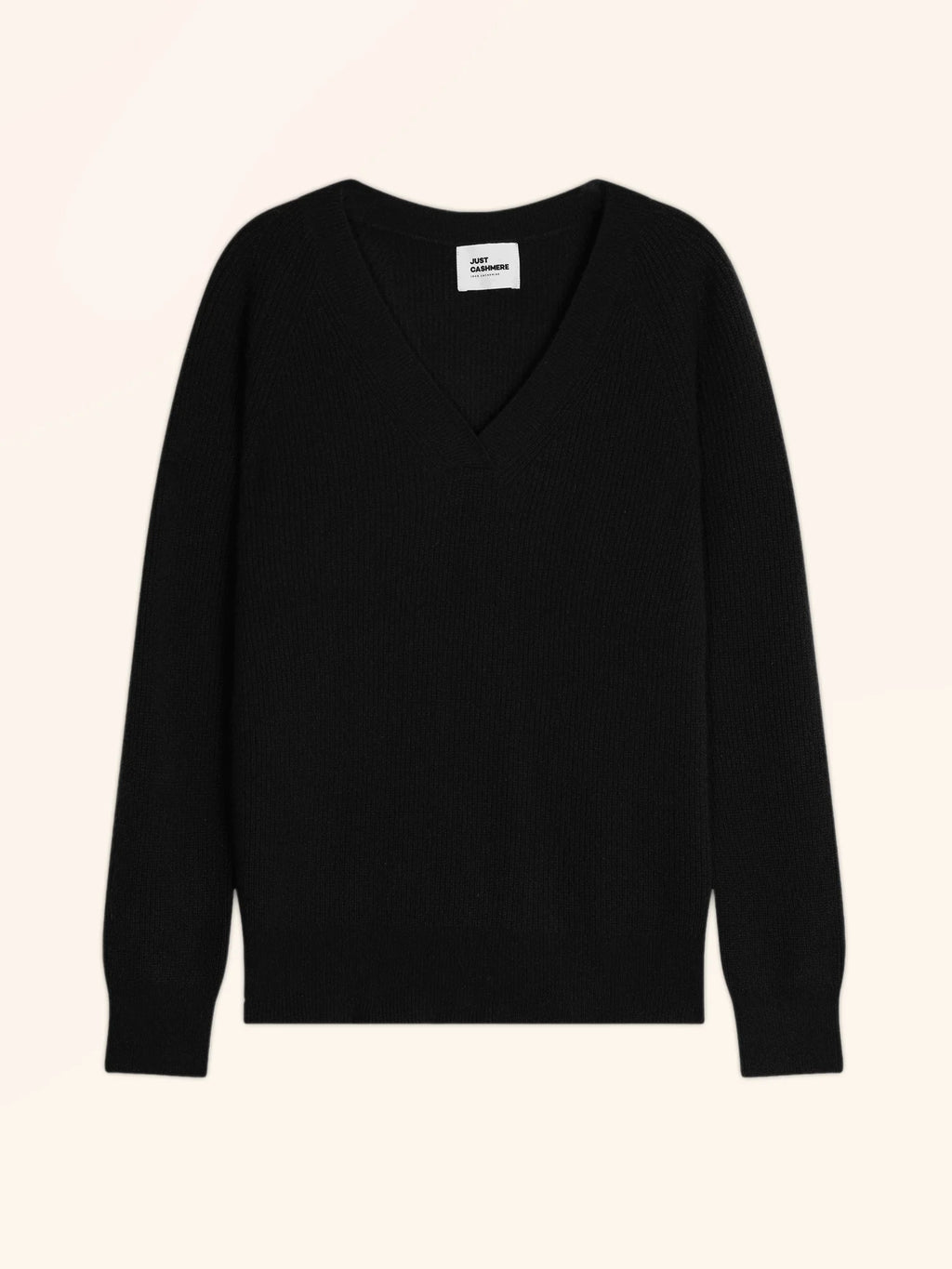 ISALUNE Pullover V-Ausschnitt Schwarz