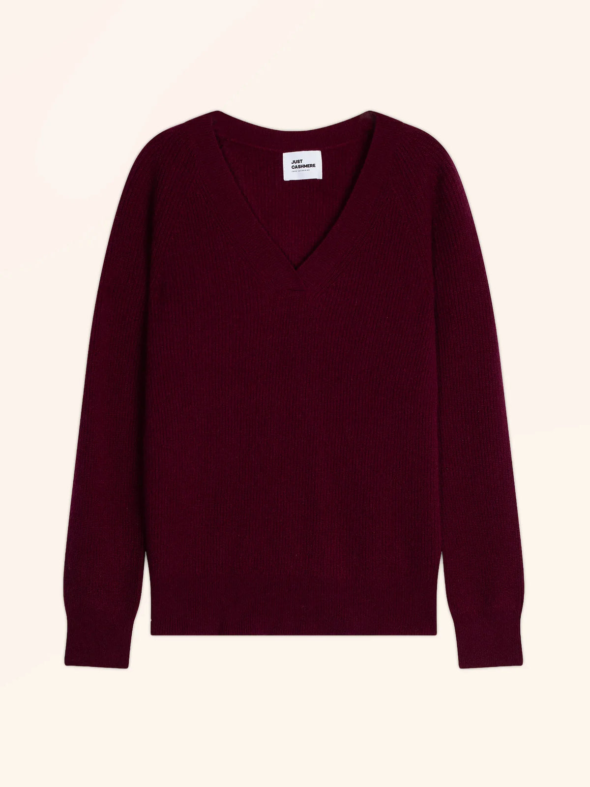 ISALUNE Sweater V-Neck Burgundy