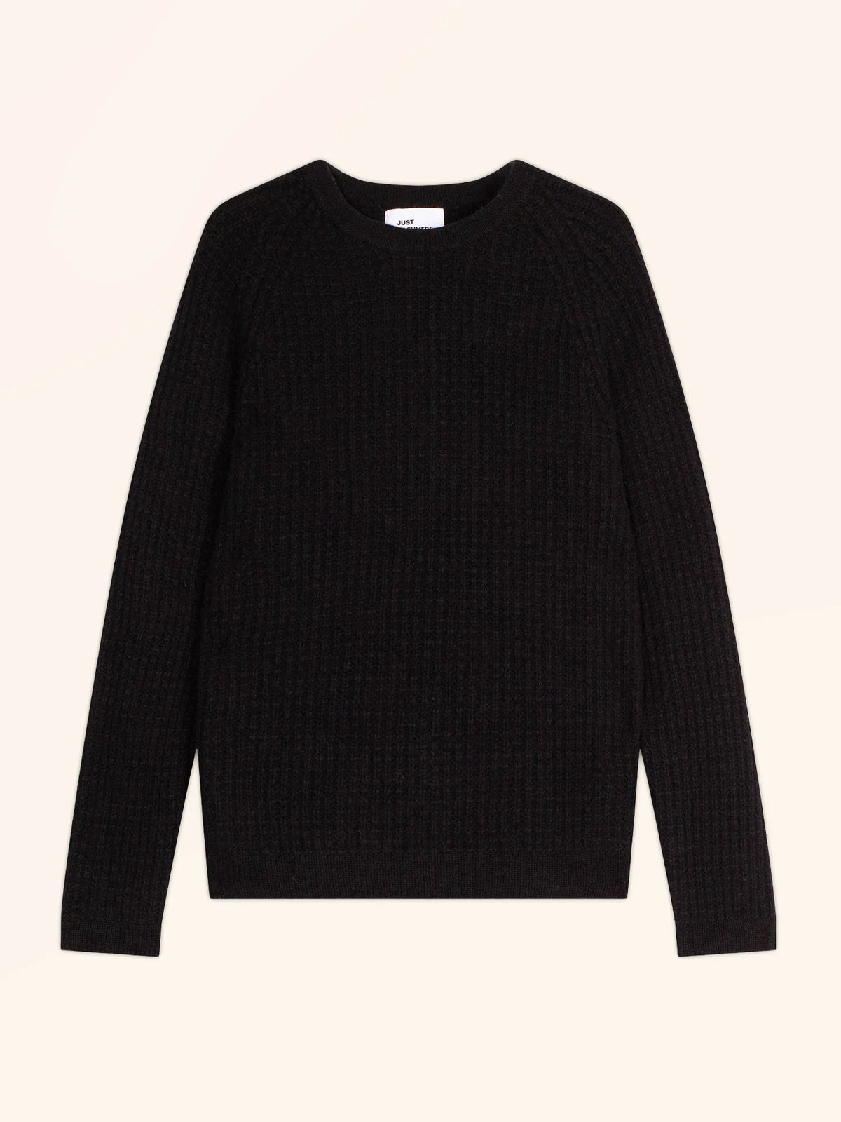 ASTRÉE Pull Col Rond 6 Fils Noir