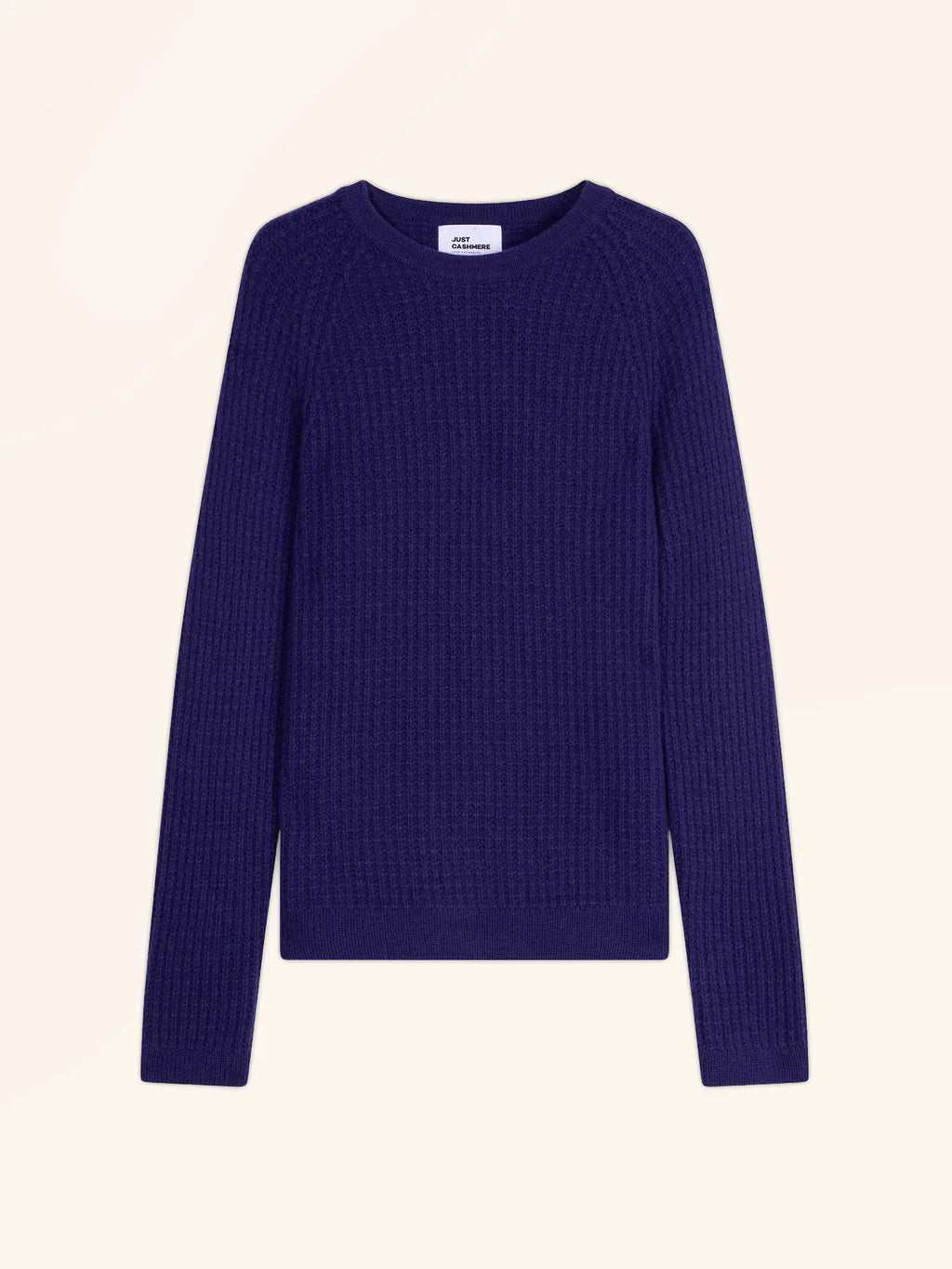 ASTRÉE Pull Col Rond 6 Fils Violet