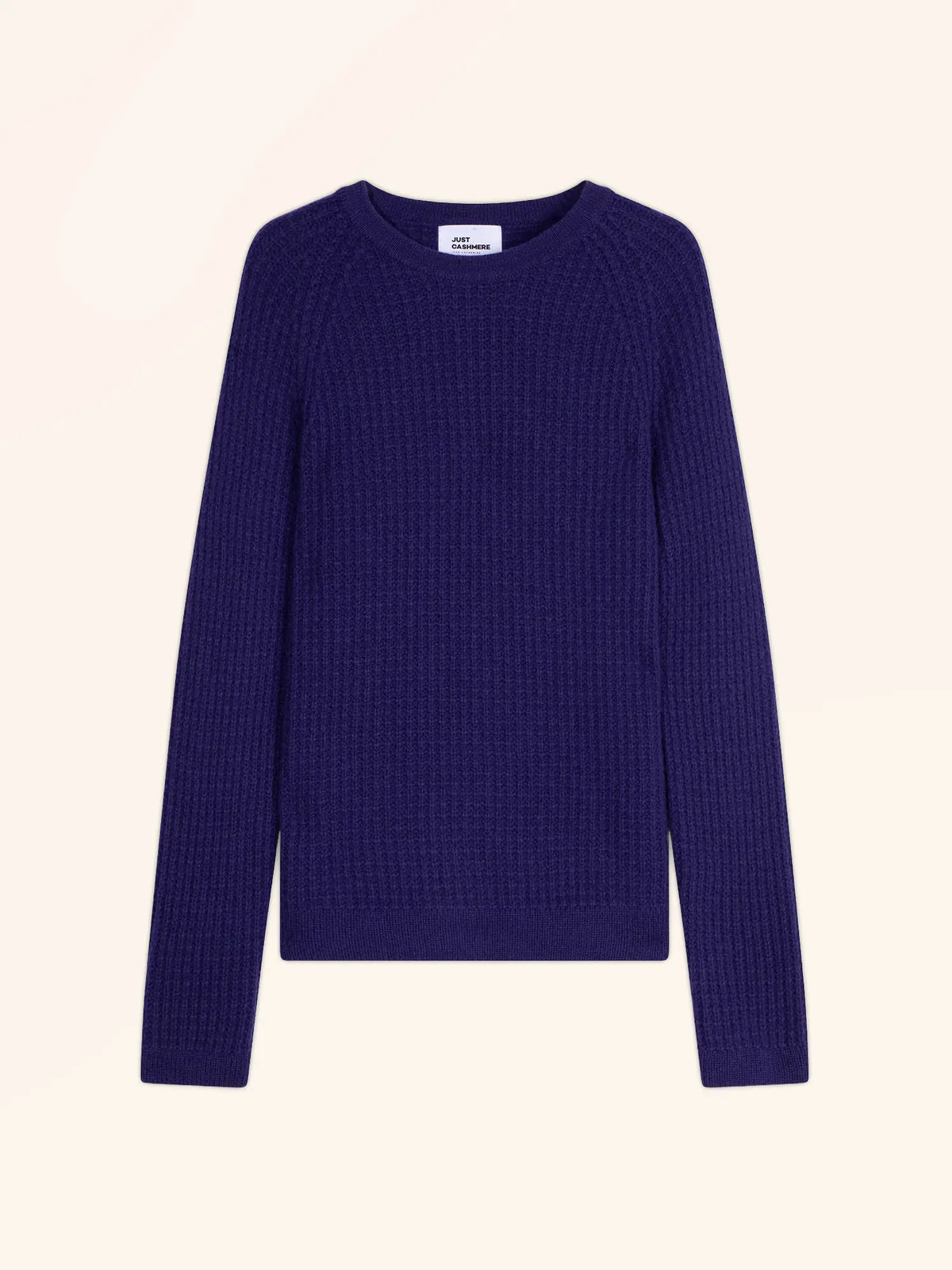 ASTRÉE Pull Col Rond 6 Fils Violet