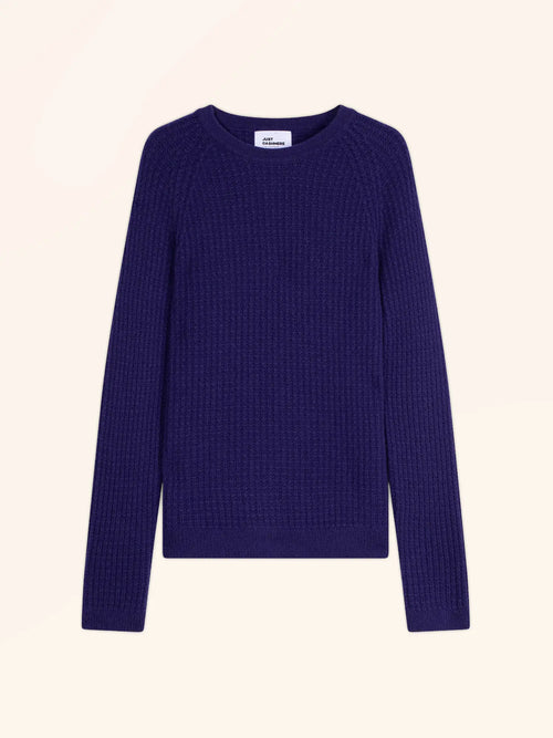 ASTRÉE Sweater Crew Neck 6 Ply Deep Purple