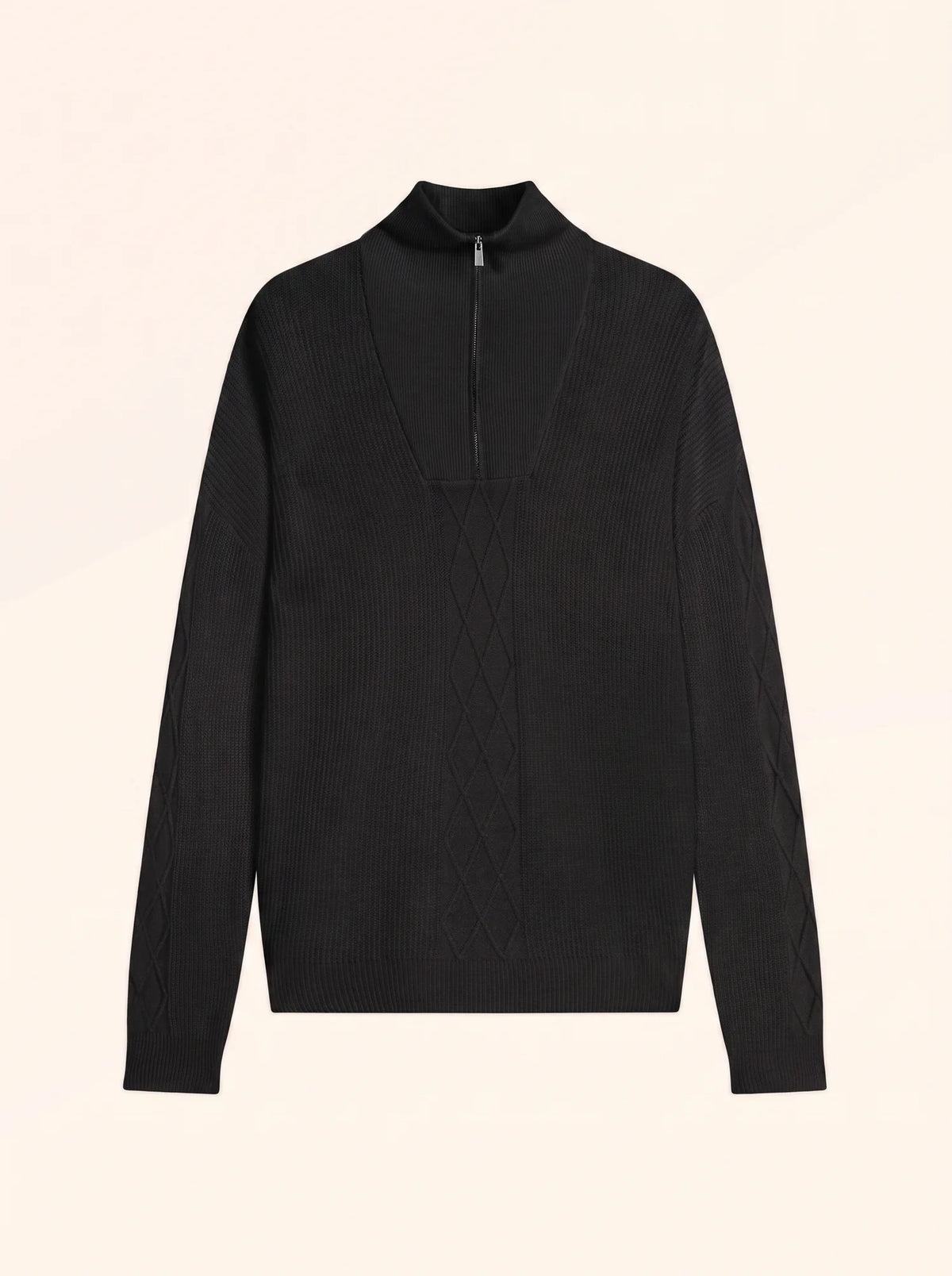 CASSIOPÉE Pull Camionneur Noir
