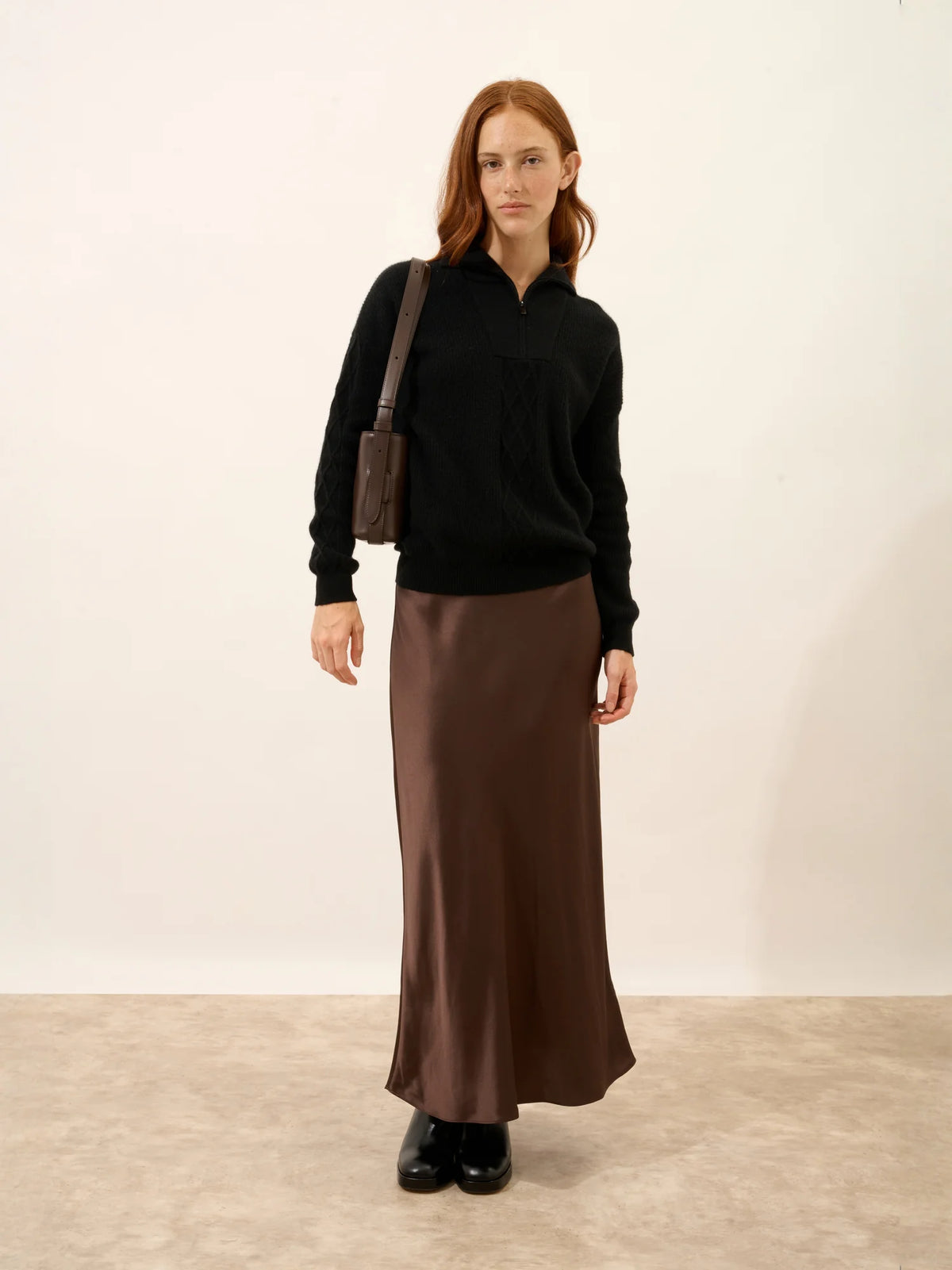 CASSIOPÉE Pull Camionneur Noir