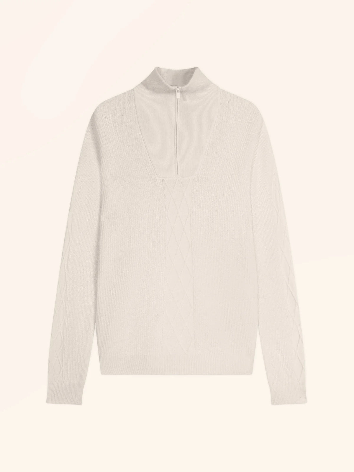 CASSIOPÉE Sweater Trucker Neck Ivory