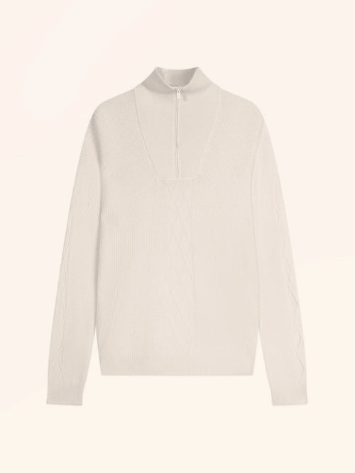 CASSIOPÉE Sweater Trucker Neck Ivory
